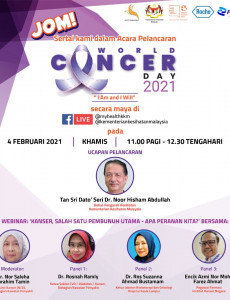 Acara Pelancaran World Cancer Day 2021